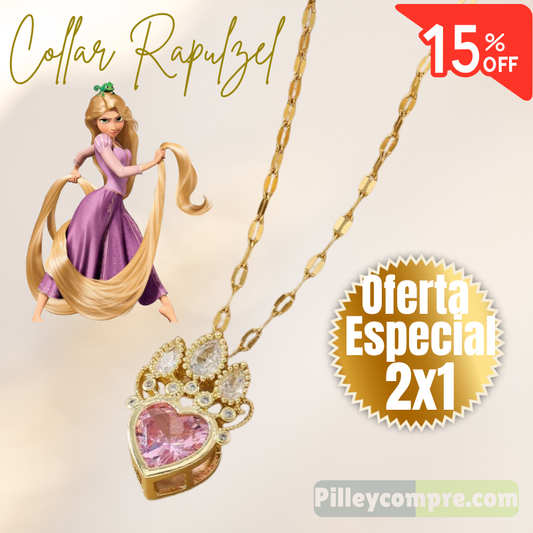 COLLAR RAPUNZEL - SUEÑO DORADO 2X1