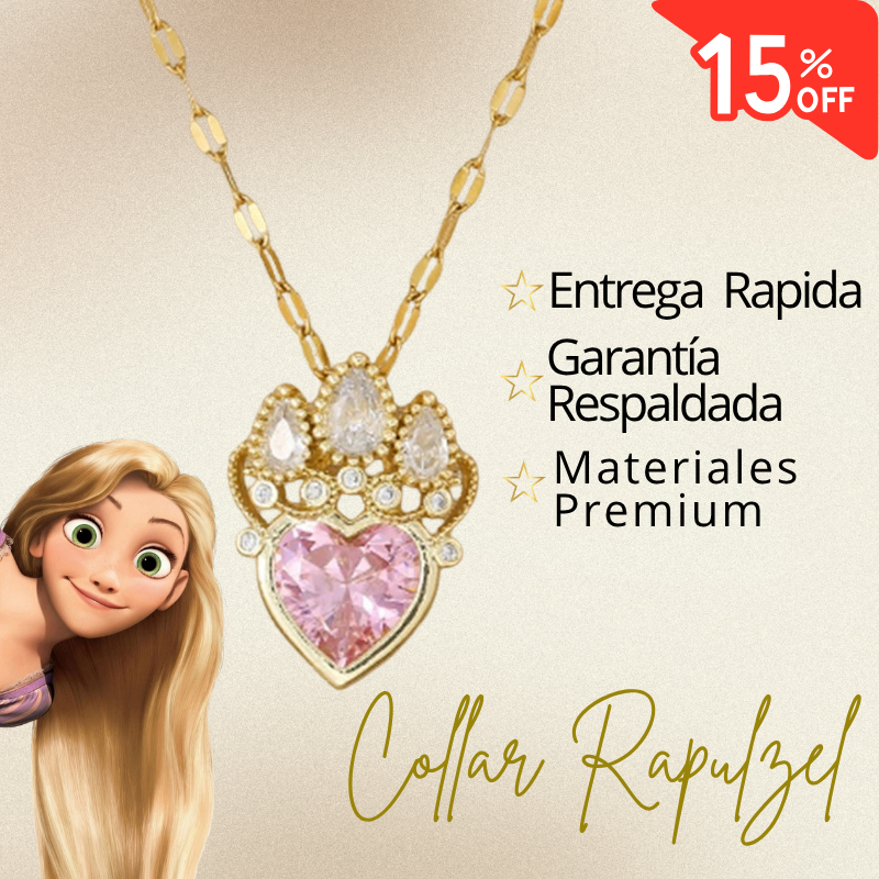 COLLAR RAPUNZEL - SUEÑO DORADO 2X1