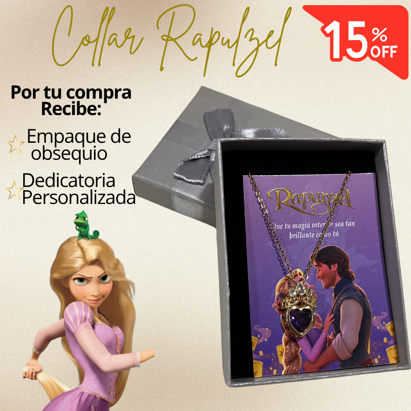 COLLAR RAPUNZEL - SUEÑO DORADO 2X1