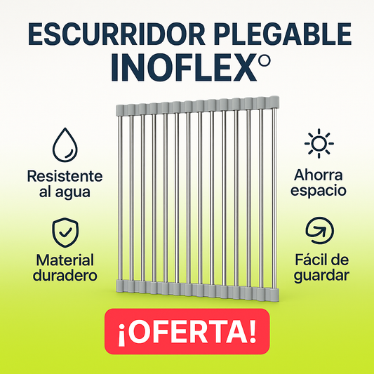 INOFLEX - ESCURRIDOR PLEGABLE DE ALTA RESISTENCIA