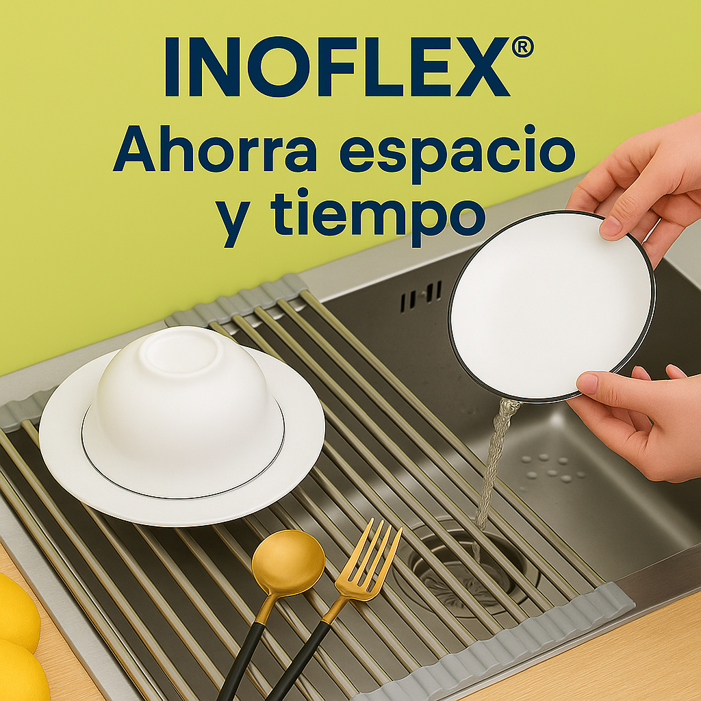 INOFLEX - ESCURRIDOR PLEGABLE DE ALTA RESISTENCIA