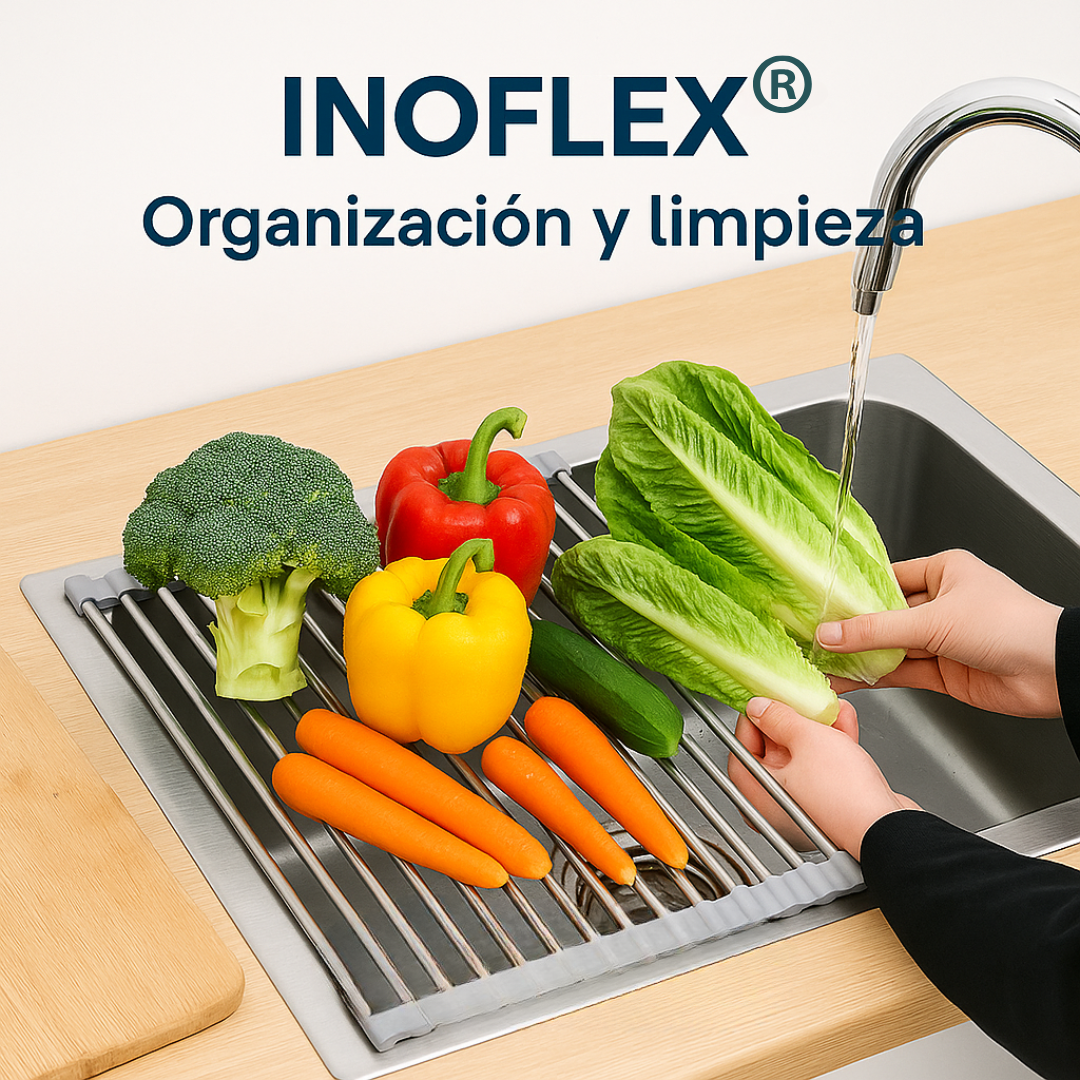 INOFLEX - ESCURRIDOR PLEGABLE DE ALTA RESISTENCIA