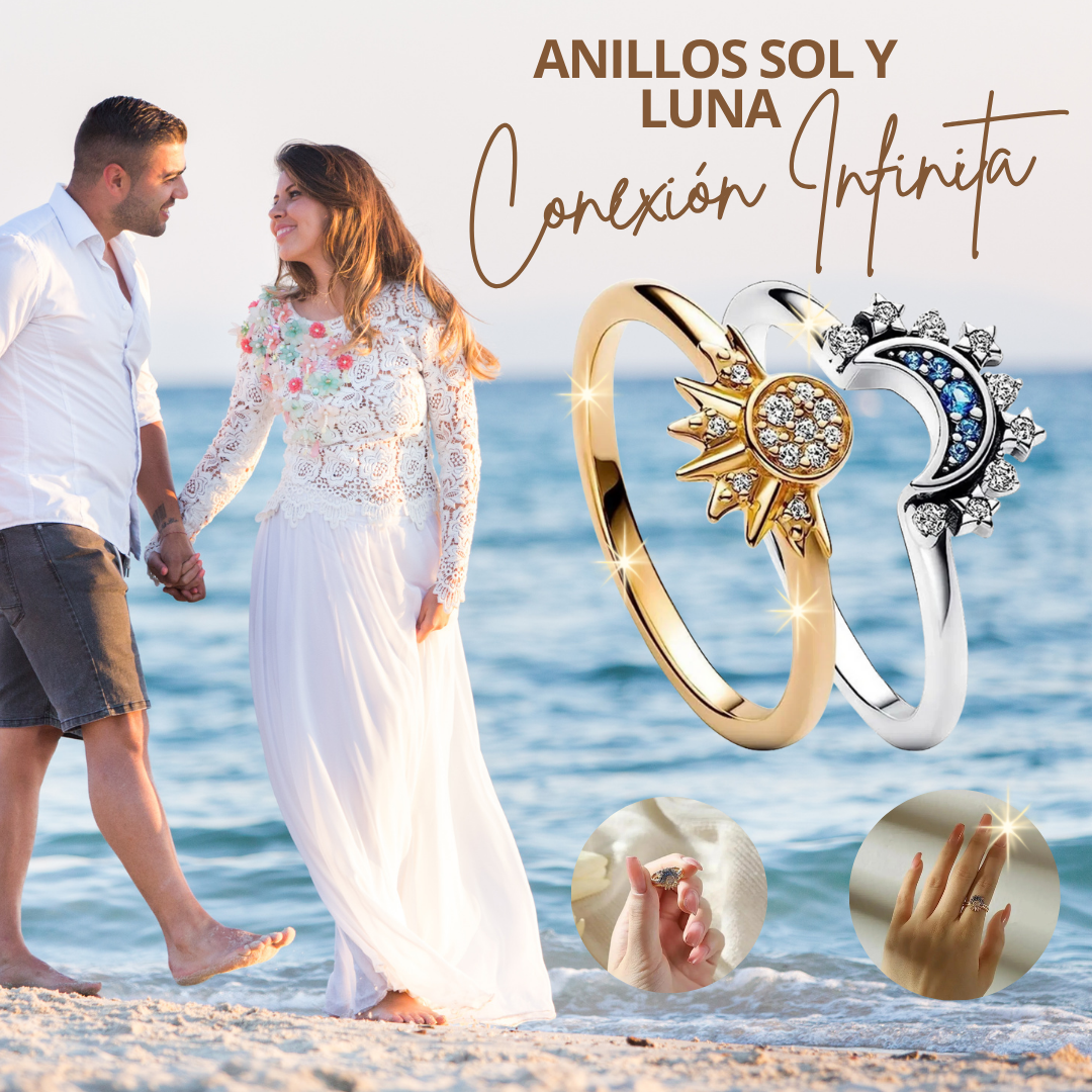 ANILLOS SOL Y LUNA - CONEXION INFINITA®